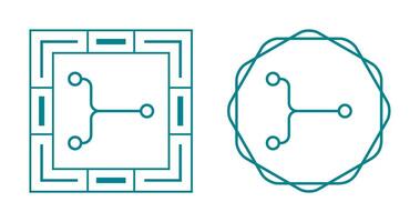 convergencia vector icono