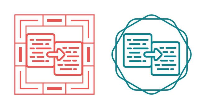 documento Copiar vector icono