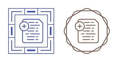 Document Insert Icon Vector Icon
