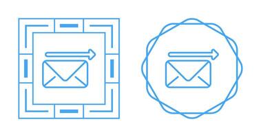 Envelope with arrow Vector Icon