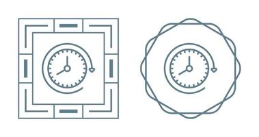 Clock with arrow Vector Icon