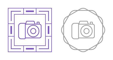 icono de vector de cámara dslr