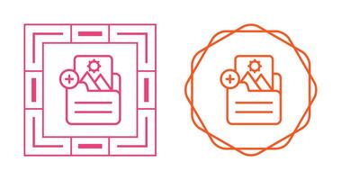 Document Insert Image Vector Icon