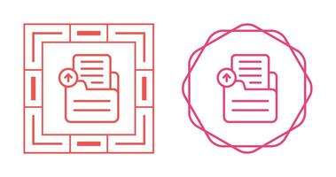 Document Upload Vector Icon