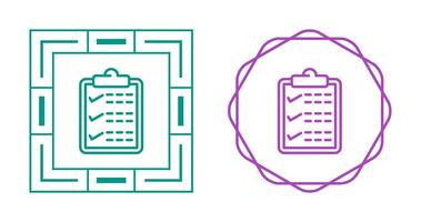 Clipboard with checkmark Vector Icon