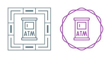 icono de vector de cajero automático