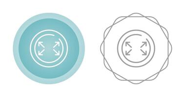 Fullscreen Circle Vector Icon