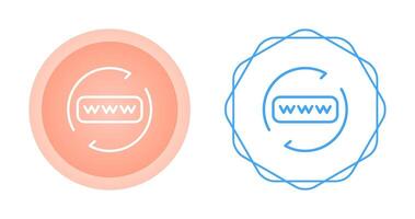 Domain Renewal Vector Icon