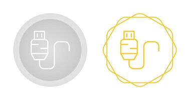 Usb Cable Vector Icon