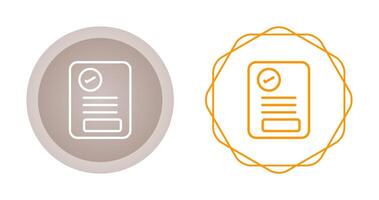 Document Approval Vector Icon