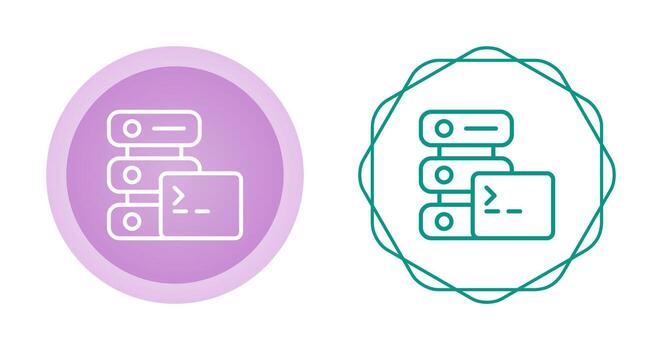 SSH Hosting Vector Icon