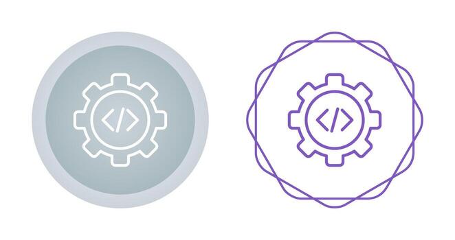 icono de vector de codificación