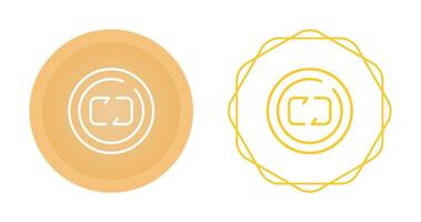 repetir circulo vector icono