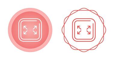 Fullscreen Square Vector Icon