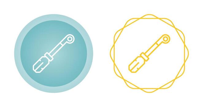 tubo enhebrador vector icono