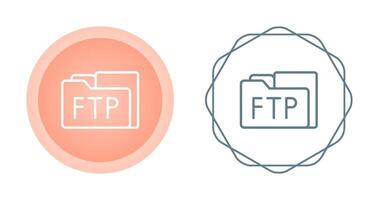 FTP Access Vector Icon