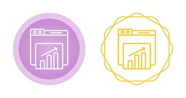 Website Statistics Vector Icon