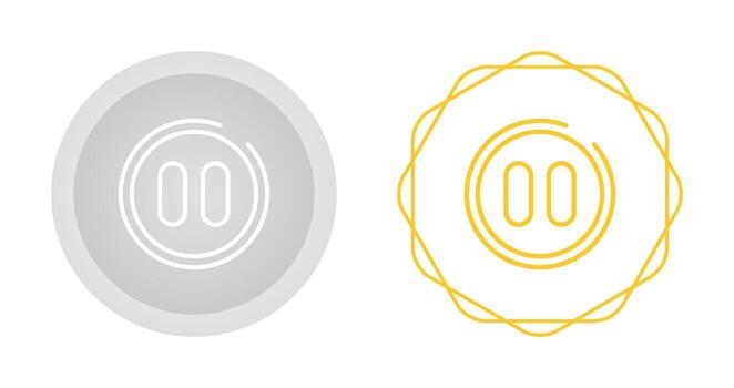 Pause Button Vector Icon