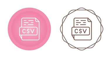 CSV Vector Icon