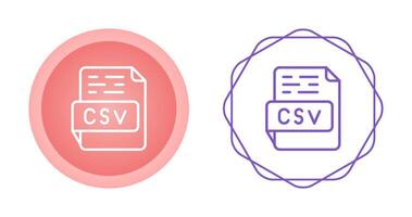 CSV Vector Icon