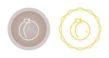 Peach Vector Icon