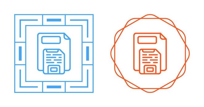 Save Button Vector Icon