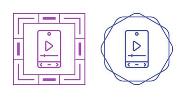 Video Player Vector Icon