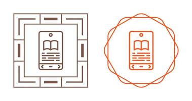 E book Reader Vector Icon