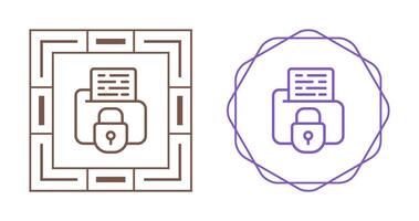 Secure Folder Vector Icon