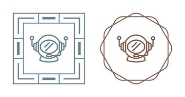 Astronaut Helmet Vector Icon