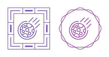 Meteor Vector Icon