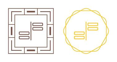 Horizontal Alignment Vector Icon