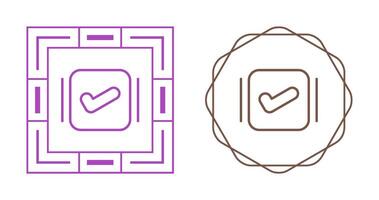 Tick Box Vector Icon