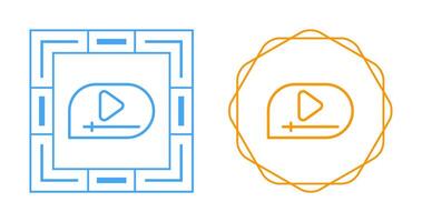 icono de vector de vídeo