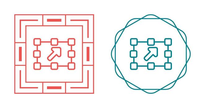 transformar vector icono