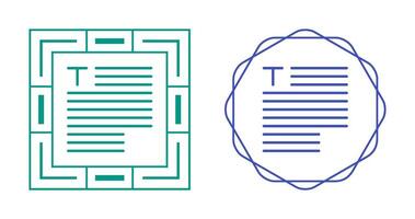 Typography Vector Icon