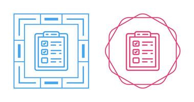Checklist Vector Icon