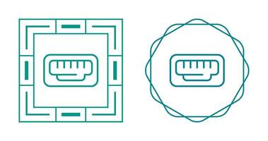 Ethernet Port Vector Icon