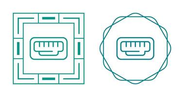 Ethernet Port Vector Icon