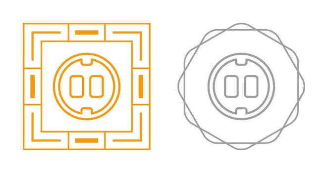 icono de vector de enchufe