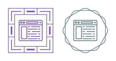 Browser Vector Icon