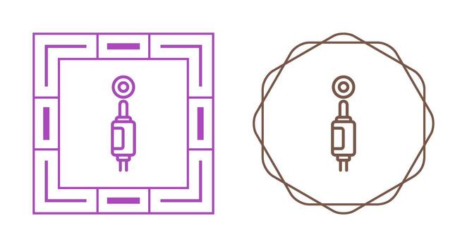 icono de vector de enchufe