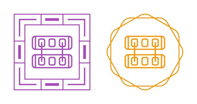 icono de vector de interruptor de red