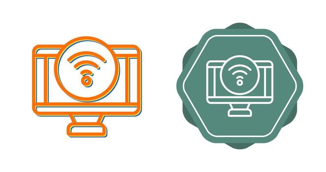 Computer Vector Icon