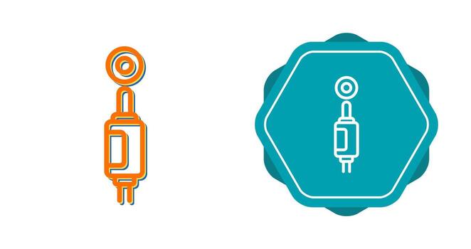 icono de vector de enchufe