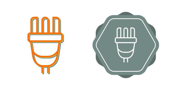 icono de vector de enchufe