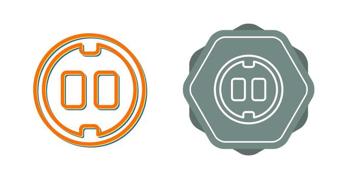 icono de vector de enchufe