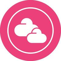 icono de vector de nube