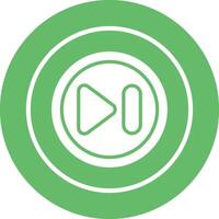Next Track Button Vector Icon