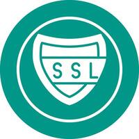 ssl certificado vector icono